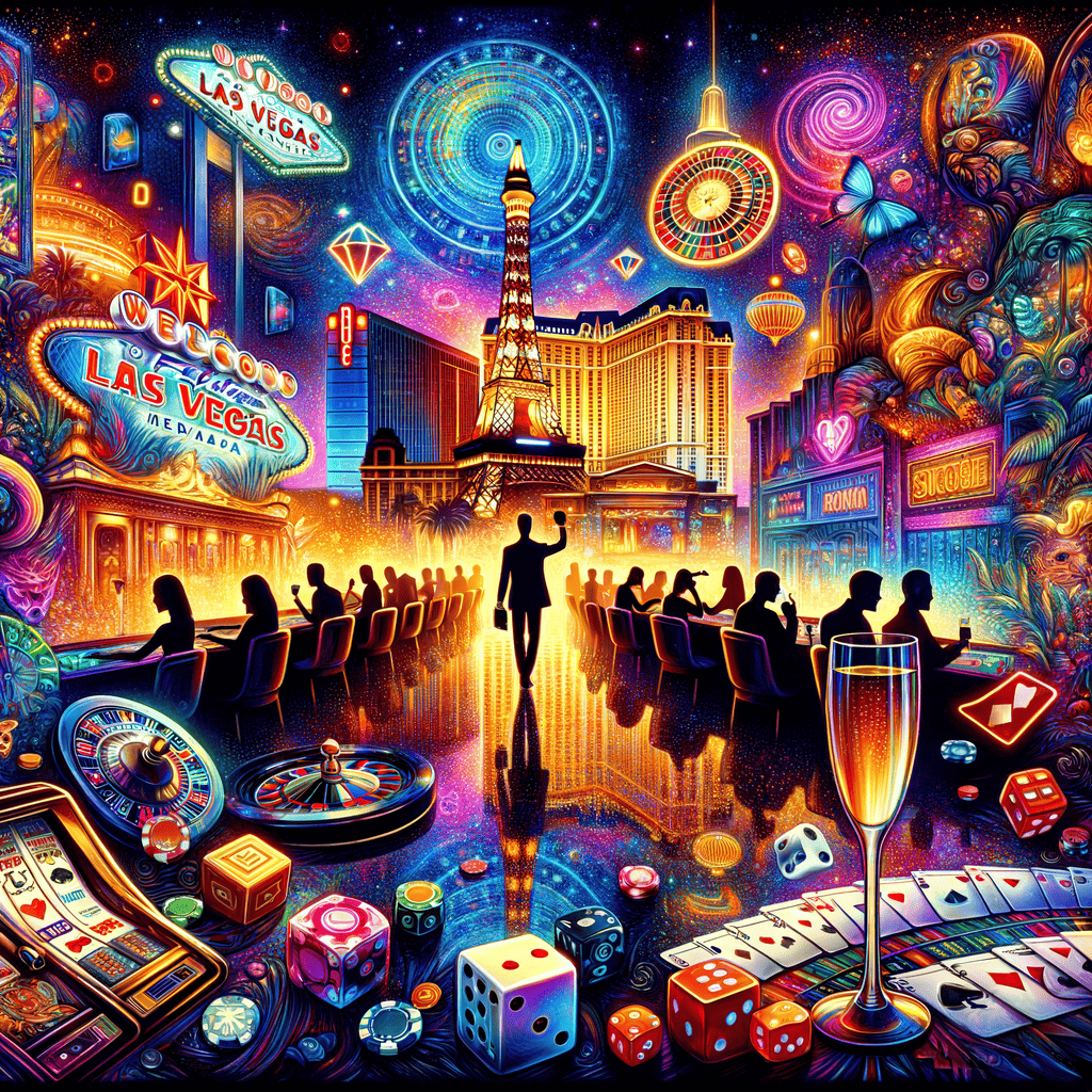 Whispers of Fortune: A Nighttime Odyssey Through Las Vegas's Casino Wonderland